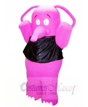 Fat Pink Elephant Mascot Costumes