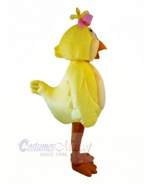 Fashion Chicken with Big Eyes Mascot Costumes Animal