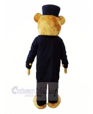 Gentleman Teddy Bear Mascot Costumes Cheap