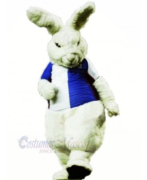 Fierce White Rabbit Mascot Costumes Cartoon