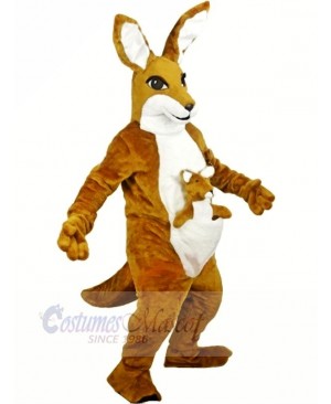 Brown Kangaroo Adult Mascot Costumes Animal