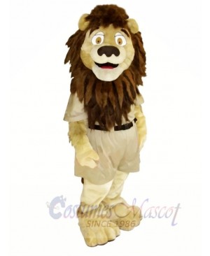 Strong Brown Lion Mascot Costumes Animal