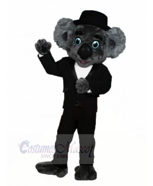 Gentleman Koala Mascot Costumes Cartoon