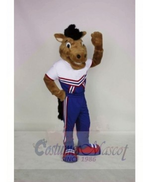 Smiling Mustang Mascot Costumes Animal