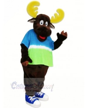 Lightweight Brown Moose Mascot Costumes