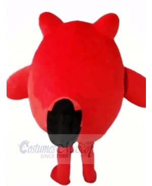 Cute Red Mouse Mascot Costumes Cartoon