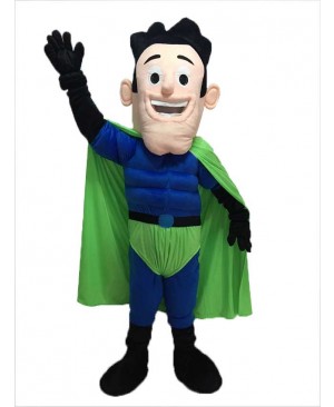 New Super Hero Mascot Costume with Green Cloak