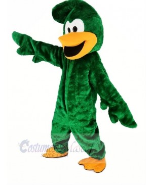 Green Roadrunner Bird Mascot Costume
