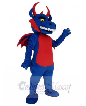 Blue and Red Flying Dragon Mascot Costume Animal