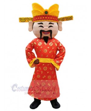 God of Wealth mascot costume