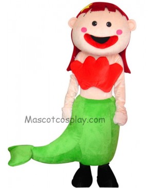 Cute Mermaid Mascot Character Costume Fancy Dress Outfit