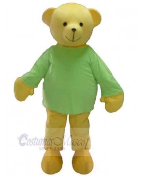 Friendly Yellow Bear Mascot Costume For Adults Mascot Heads