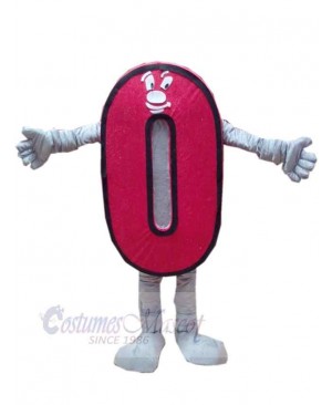 Arabic Number mascot costume