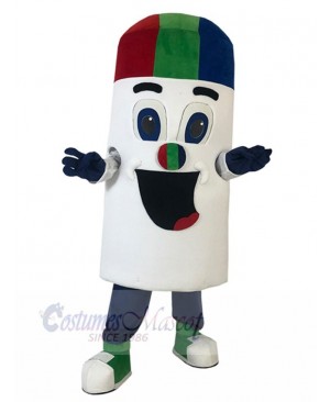 Pill mascot costume