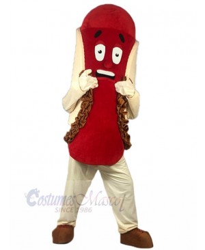 Hotdog mascot costume