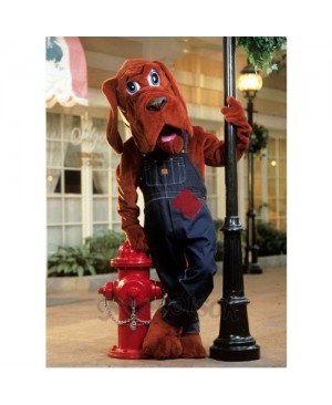 Bloodhound Dog Mascot Costume