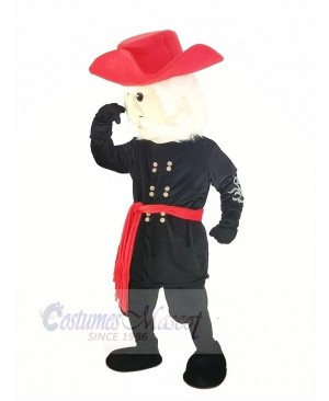 Rebel with Red Hat Mascot Costume People