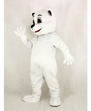 Johnnie Polar Bear Mascot Costume Cartoon