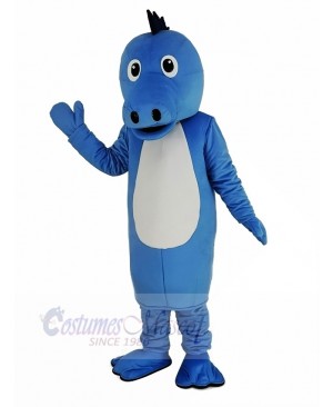 Blue Henry Seahorse Mascot Costume Animal