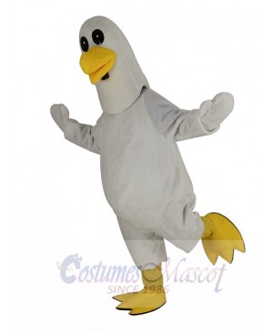 White Seagull Bird Mascot Costume