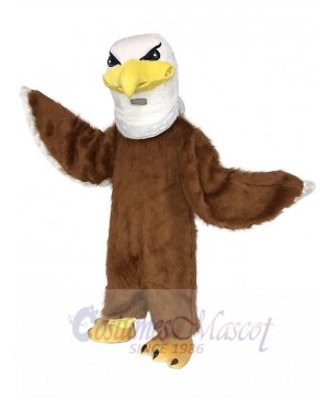 Fierce Mr. Majestic Eagle Long Hair Mascot Costume