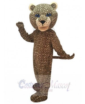 Hot Sale Adorable Realistic New Popular Professional Jaguar Mascot Costume with Blue Eyes