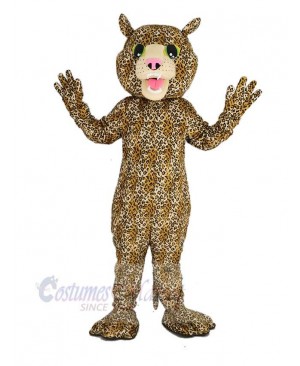 Cute Big Cat Leopard Mascot Costume Animal