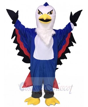 Blue and Red Thunderbird Mascot Costumes Animal 