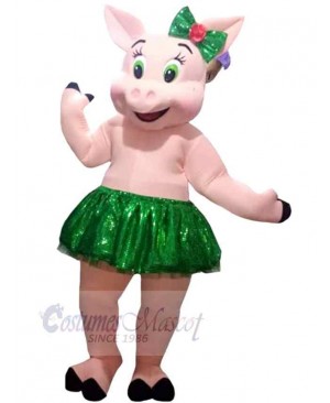 Pig mascot costume