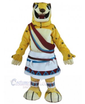 Leopard mascot costume