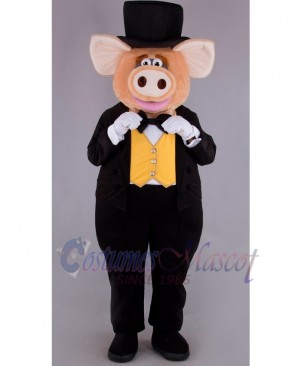 Pig mascot costume