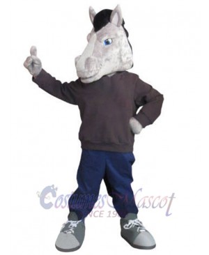 Mustang Horse mascot costume