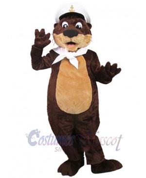 Otter mascot costume