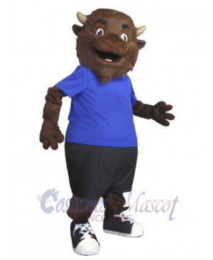 Bison mascot costume