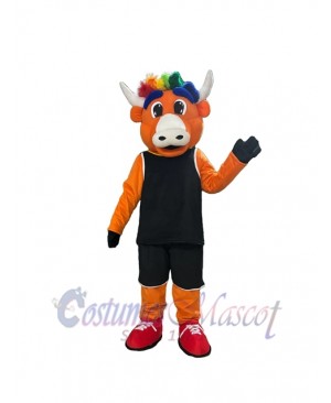 Bull mascot costume