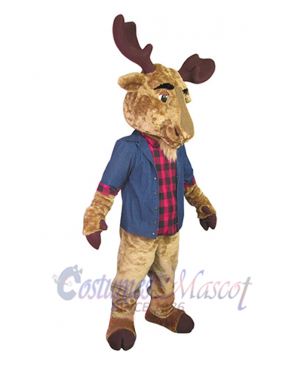 Moose mascot costume