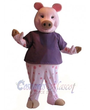 Pig mascot costume