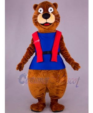 Otter mascot costume