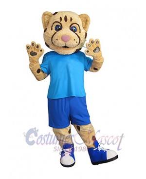 Cheetah mascot costume