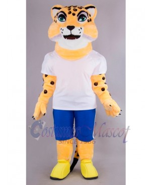 Cheetah mascot costume