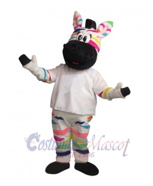 Zebra mascot costume