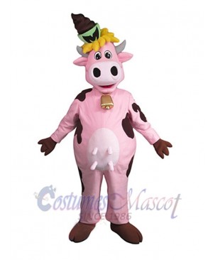 Cow mascot costume