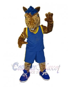 Mustang Horse mascot costume