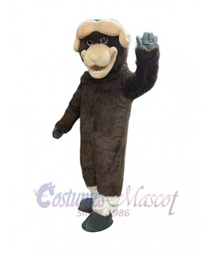 Muskox mascot costume