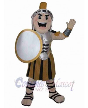 Spartan mascot costume