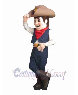 Cowboy mascot costume