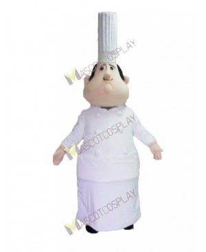 High Quality Adult White Fat Italian Chef Mascot Costume