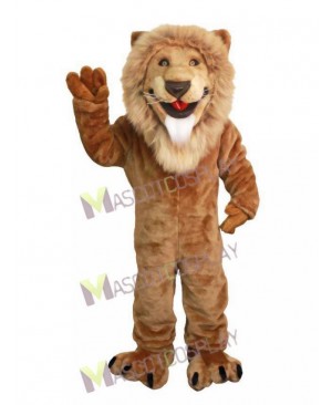 Realistic Animal Friendly Lion Mascot Costume