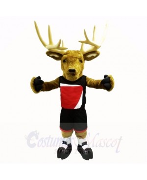 Sport Buck with Black Shirt Mascot Costumes Adult