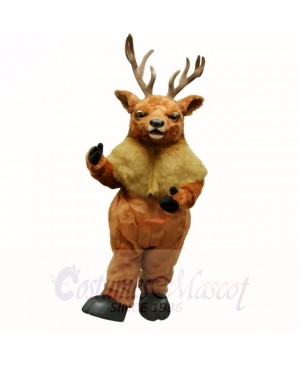 Top Quality Brown Moose Mascot Costumes Adult